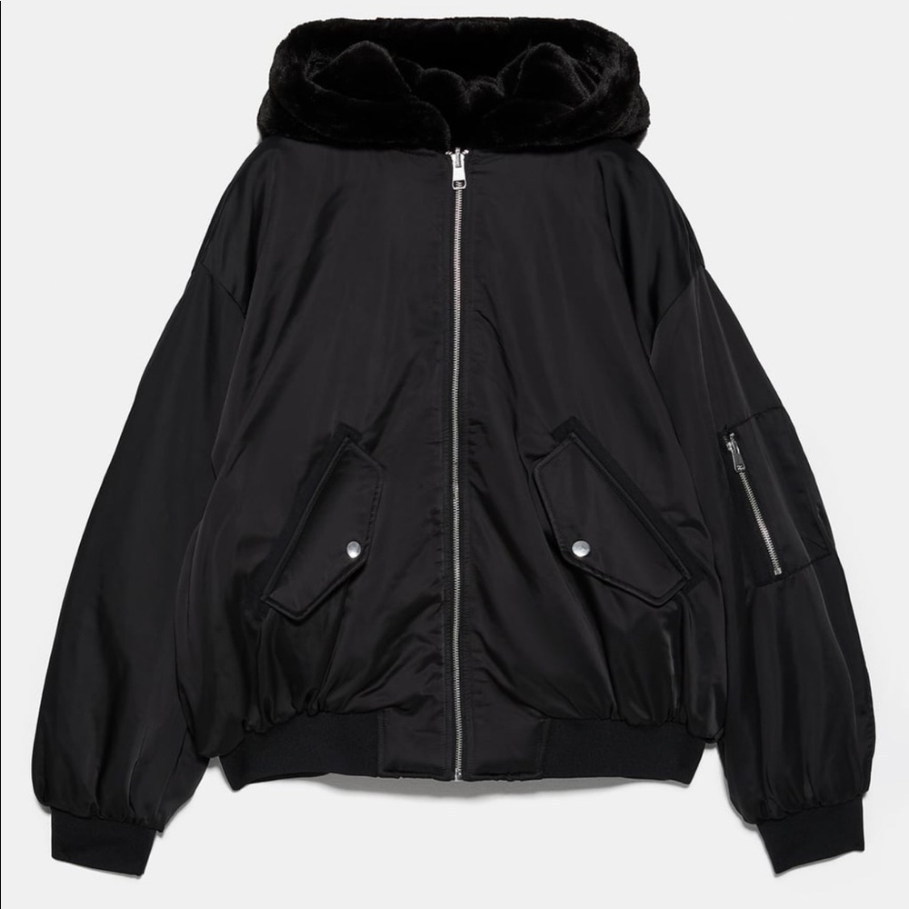 Zara Reversible Bomber Jacket